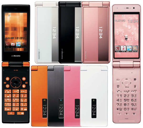 docomo STYLE series SH-03E P-01E