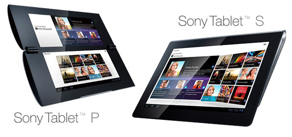 Sony Tablet P　Sony TabletS
