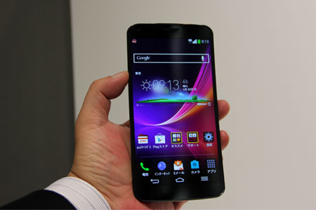 au発表会 2014 Spring LG G Flex LGL23